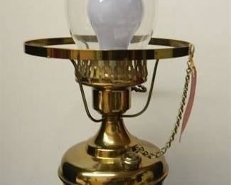 Brass Electric Oil Lamp