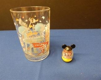 Disney Glass An Mickey Weeble