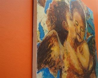 Embracing Angels signed by Woodward