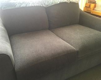 Velvety Love Seat--Cushy & Cuddlee? Comfy!