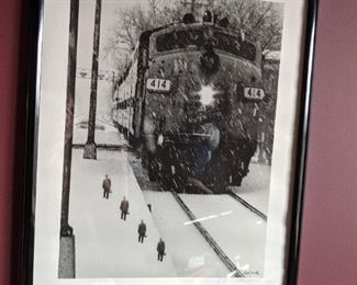 The Graphic Works of Scott Mutter, Northwestern Train
