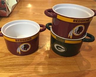 Redskins mugs.