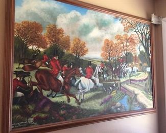 Painting of The Hunt.