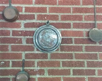 Vintage copper utensils.