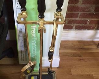 Fireplace accessories.