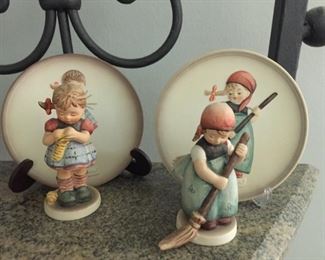 Hummel plates and figures.