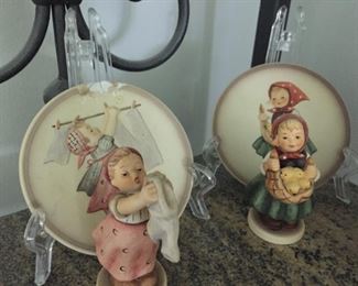 Hummel plates and figures.