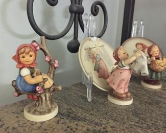 Hummel plates and figures.