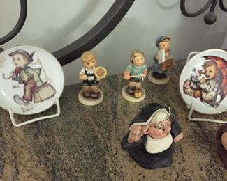 Hummel plates and figures.