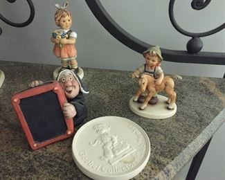 Hummel plates and figures.