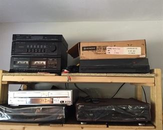 Large selection of electronics.