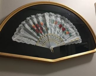 Fan in shadow box.