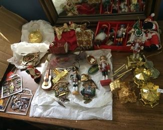 Vintage Christmas ornaments.