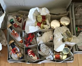 Vintage Christmas ornaments.