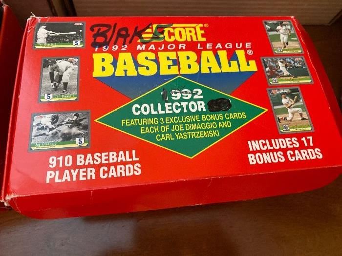 1992 Baseball card box