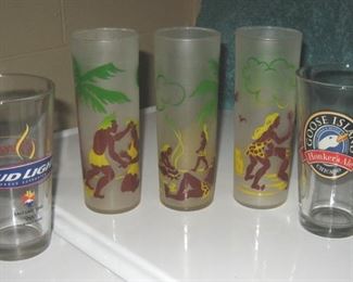 Interesting Hawaiin, Beer Glasses