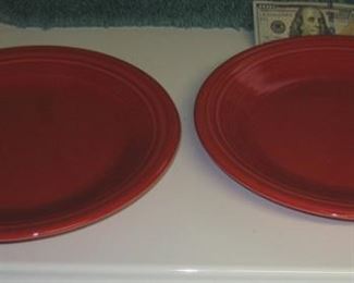 2 Modern Fiesta Dinner Plates