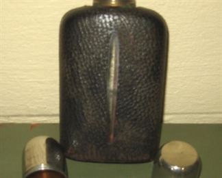 Antique Flask Stamped Germany & R