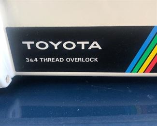 Toyota Serger 3 & 4 Thread Overlock