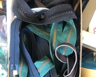 Vintage Old Stock Zippers
