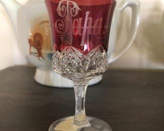 Papa Cordial Ruby Glass