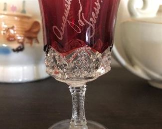 Sugusta Texas Ruby Glass