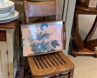 Chair is sold, laminated tray