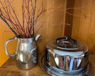 stainless serving vintage