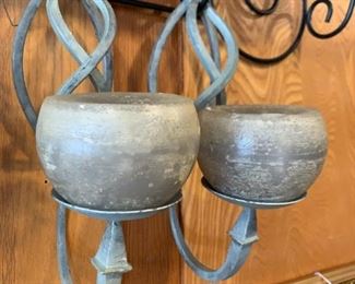 iron wall sconces