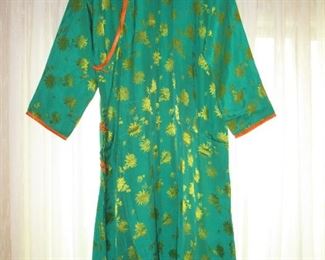 CHINESE DAMASK DRESS