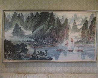 VERY LARGE CHINESE LANDSCAPE
