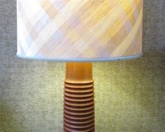 INCREDIBLE 1960'S TEAK LAMP (ATTR)