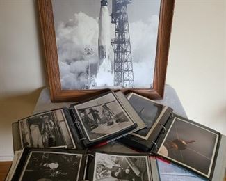 John Glenn Singed Photo Albums