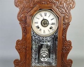 ANSONIA GINGERBREAD CLOCK 