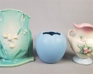 POTTERY VASES INCLUDING HULL