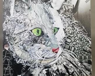 CINDY BURKETT "CAT NAP" PICTURE 