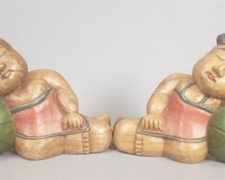 ASIAN WOODEN SCULPTURES