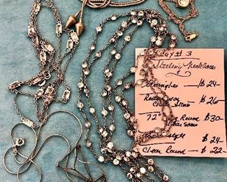 72" with clear round stones SOLD