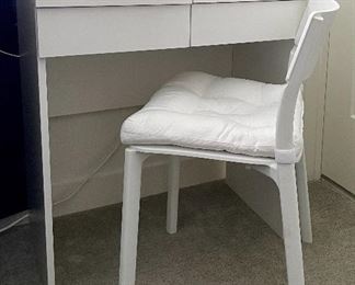 Item 68:  "Brimnes" Ikea Vanity & Chair:   $75 for both                                                                                      Vanity - 27.75"l x 16.5"w x 30.5"h                                                         Chair - 16"l x 16"w x 30"h      