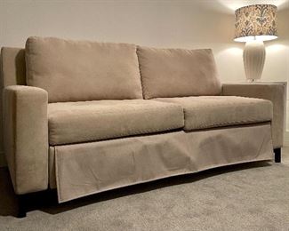 Item 10:  Jensen-Lewis, American Leather Queen Sleeper Sofa - 74"l x 24"w x 34.5"h:  $1400