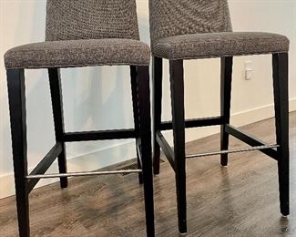 Item 37:  (2) Room & Board "McCreary Modern- Ava Barstools" - 19"l x 15.5"w x 42"h (seat height - 29"):  $445 for pair