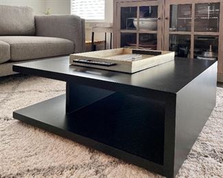 Item 14:  Crate and Barrel Coffee Table  - 36"l x 36"w x 13.5"h: $495