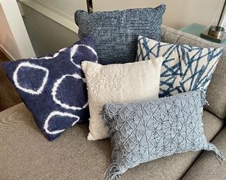 Item 25:  Lot of 5 Decorative Pillows: $38