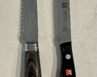 Item 160:  Lot of Kessaku and J.A. Henckels knife:  $34 (KESSAKU SOLD)