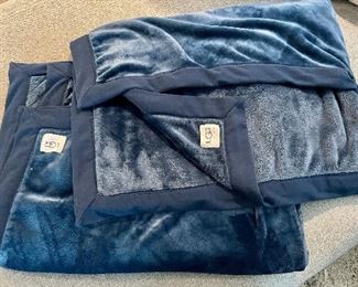 Item 170:  (2) Ugg Blankets (Navy):  $45/Each