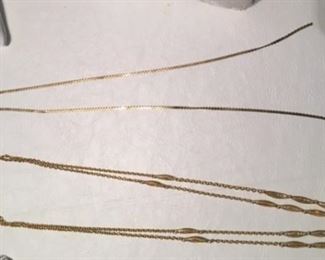14K Gold Necklace-broken