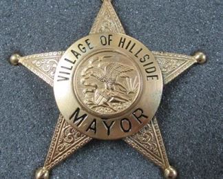 Mayor Badge - Village of Hillside