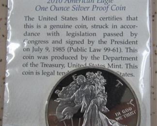 2010 Silver Eagle Proof Coin