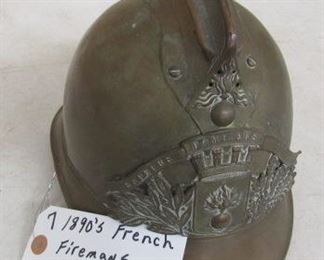 1890's French Fireman's Helmet