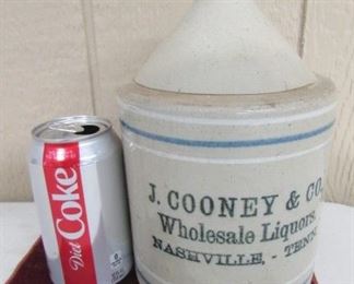 J. Cooney & Co. Wholesale Liquors 1/2 Gallon Jug - Nashville, TENN